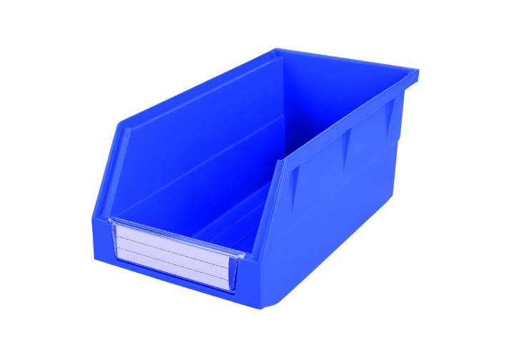 Qty 12: Stackable Bin, Outer Dimensions: 10-5/8