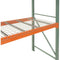 New 4.65" x 144" Teardrop Beam, 16ga. x 1-5/8" Step, 3530 lbs/pair, Safety Orange