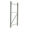 New Teardrop Upright, 36"D x 120"H, 3"W x 2-1/4"D Col, Forest Green, 20,000# Cap @ 48" Spacing