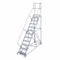 NEW ROLLING LADDER, 12 STEP, 120"H TOP STEP, 142" OVERALL HEIGHT, 10"D TOP STEP, 450 LB CAP, 24"W PE