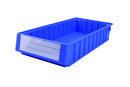 Qty 12: Stackable Bin, Outer Dimensions: 19-11/16"L x 9-1/4"W x 3-9/16"H Stack