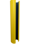 New Polymer Snap-On Post Protector, 24"H, Fits 3-3/16"W to 4"W x 2-3/4"D Columns, Yellow