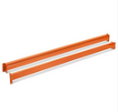 New 2.50" x 48" Punched Teardrop Beam, 1-5/8" Step, 5,700 lbs/pair, Safety Orange
